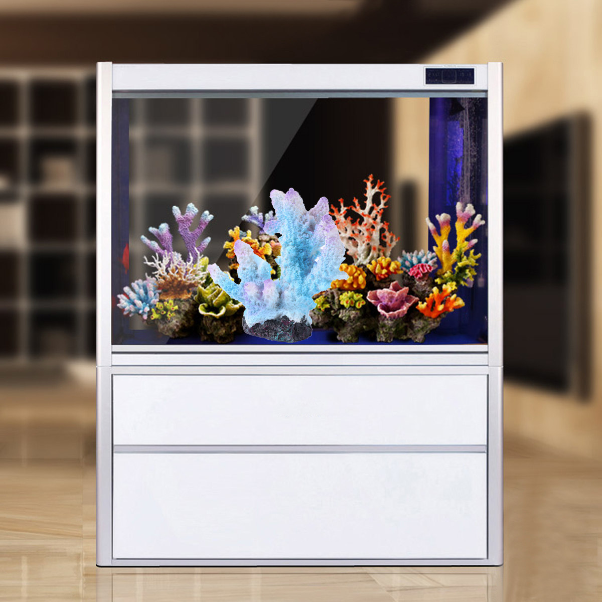 Xl Aquarium Fish - Xl-S1718 リアルな樹脂製サンゴ水槽装飾、淡水・海水両用、お手入れ簡単な水槽用サンゴ