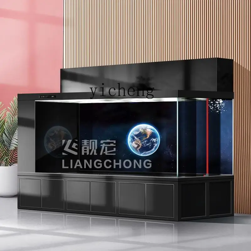 Xl Aquarium Fish - XLフィッシュタンク ダブルフィルター 鯉水槽 ウルトラホワイトガラス 自動循環水槽 リビングルーム