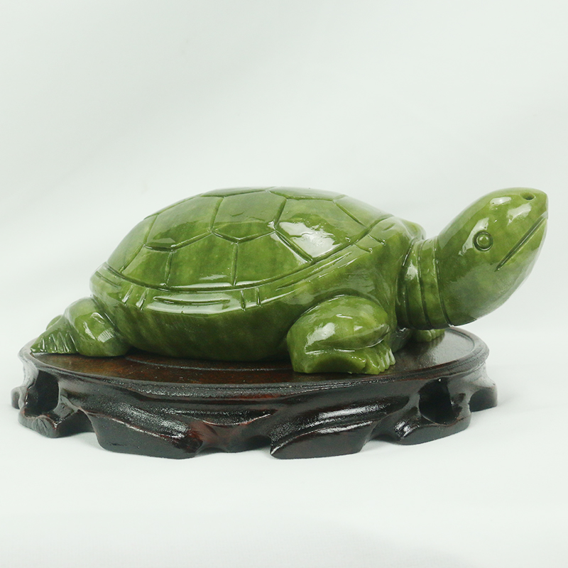 天然翡翠/亀の彫刻/家の装飾/風水装飾品/水槽玄関風水良いオ - Aquarium Fish Names のレビューと価格