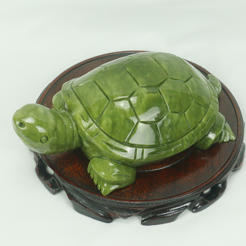 天然翡翠/亀の彫刻/家の装飾/風水装飾品/水槽玄関風水良いオ - Aquarium Fish Names のレビューと価格