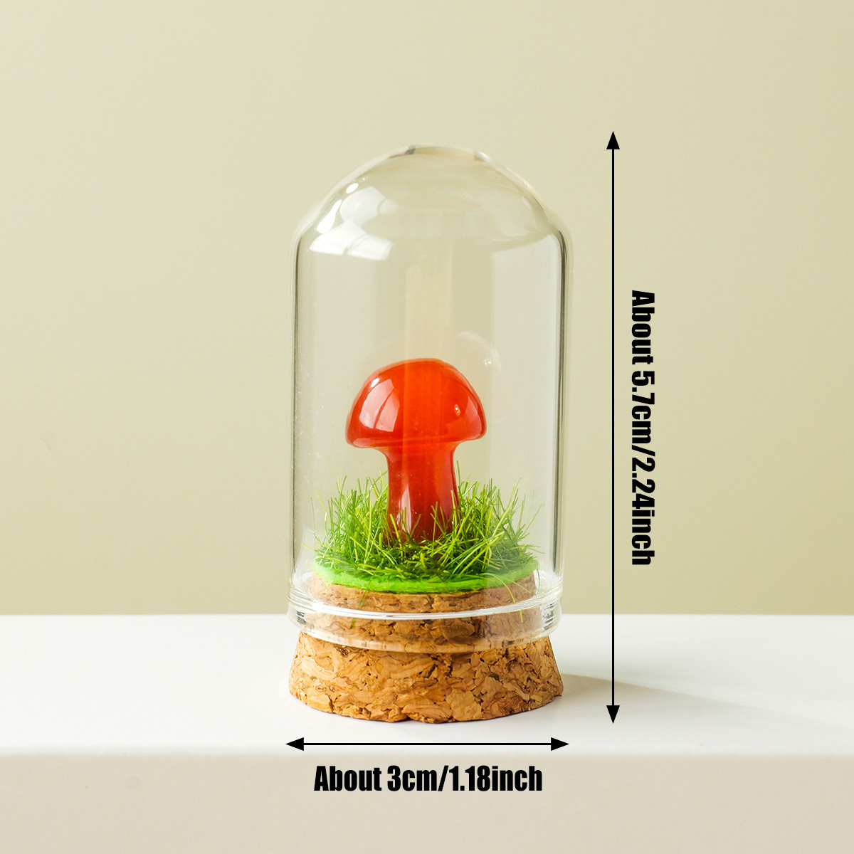1PC 天然クリスタルアメジストローズクォーツキノコミネラル - Aquarium Decoration Rock のレビューと価格