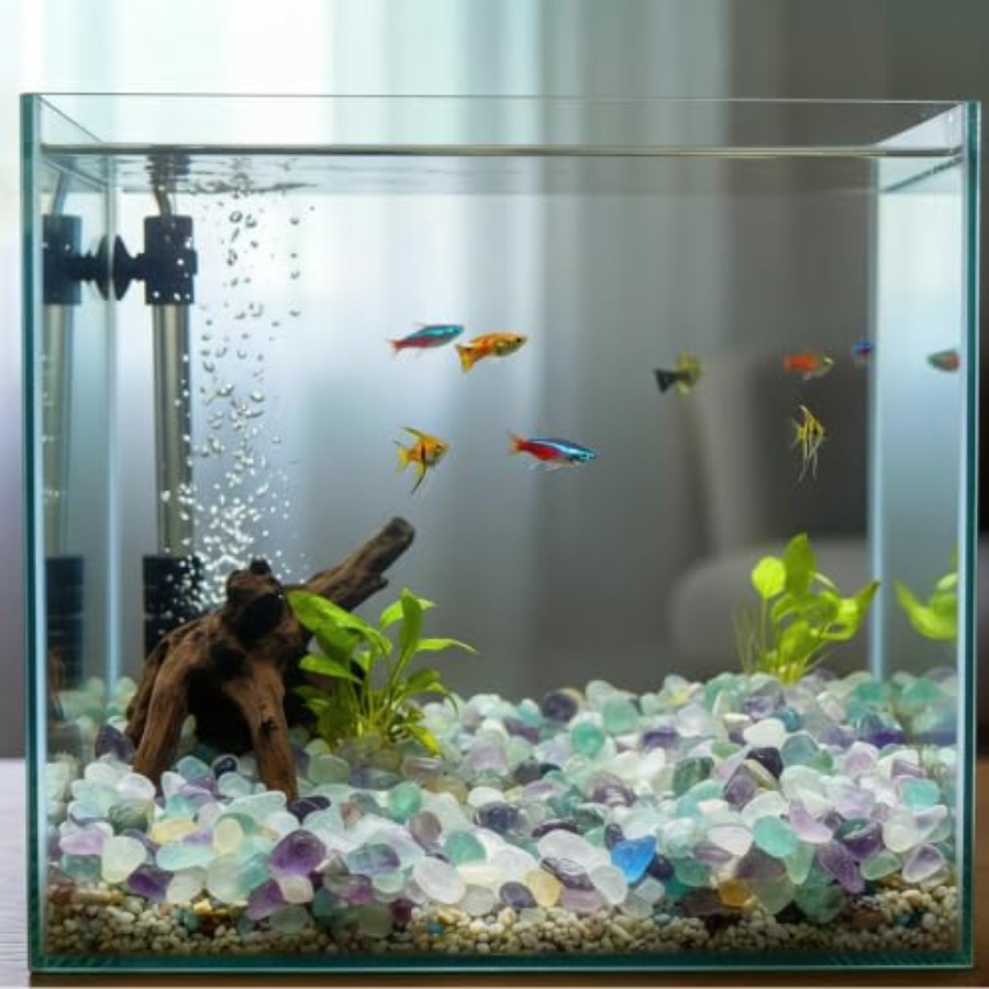 ウェイバー装飾用クリスタルペブル、1ポンド/460g入り、0 - Aquarium Decoration Rock のレビューと価格