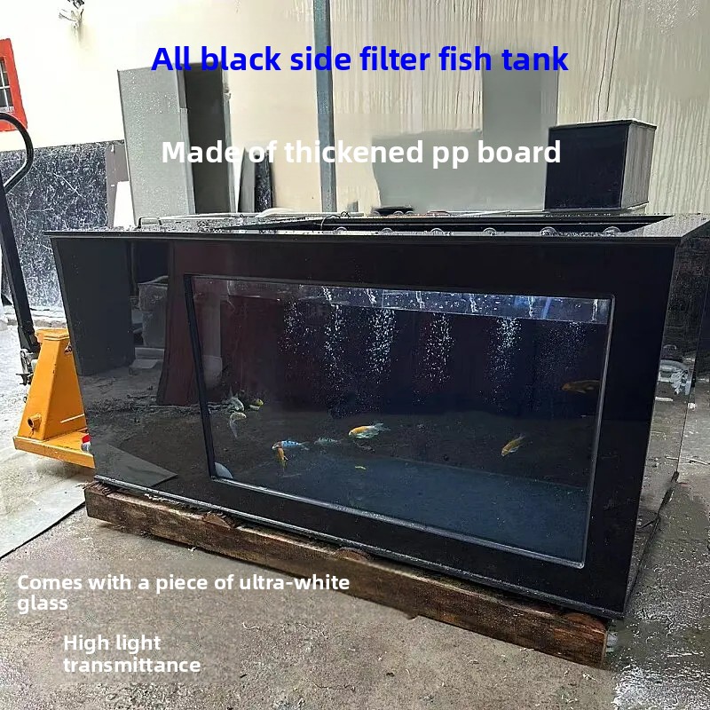 XL ブラック サイドフィルター付き水槽、超透明鯉水槽、装飾 - Xl Aquarium Fish のレビューと価格