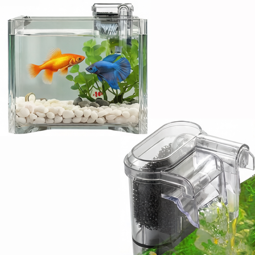 新しい水槽用吊り下げ式フィルター、ミニフィルター、USB、2 - Aquarium Xxl のレビューと価格