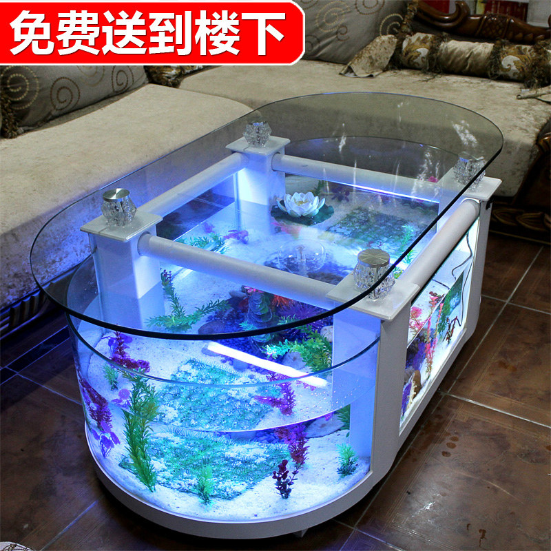 大型エココーヒーテーブル水槽 リビングルーム水槽 ガラス製  - Aquarium Xxl のレビューと価格