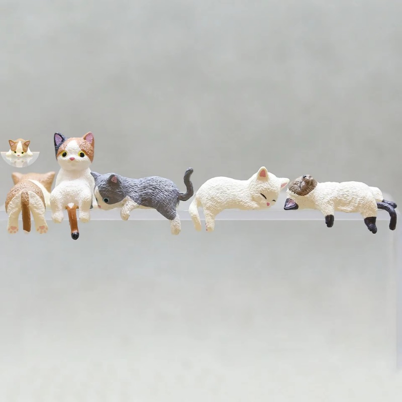 家の装飾用のかわいいPVC猫の絵,ウォーターカップの蓋,コン - Aquarium Fish Names のレビューと価格