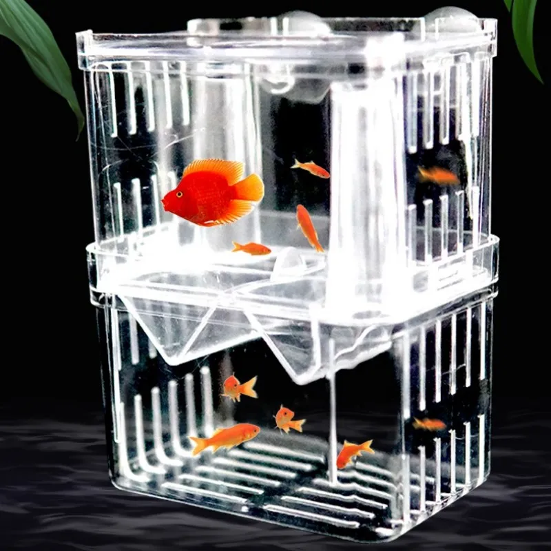 魚の繁殖隔離ボックス S/L/XL 水族館アクリルダブルデッ - Xl Aquarium Fish のレビューと価格