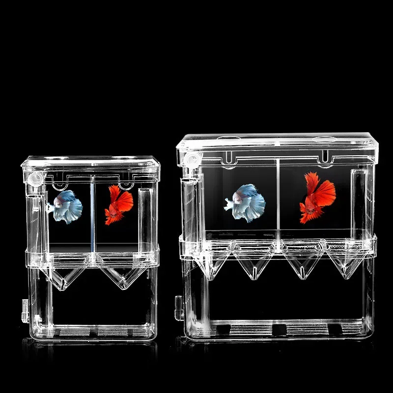 魚の繁殖隔離ボックス S/L/XL 水族館アクリルダブルデッ - Xl Aquarium Fish のレビューと価格