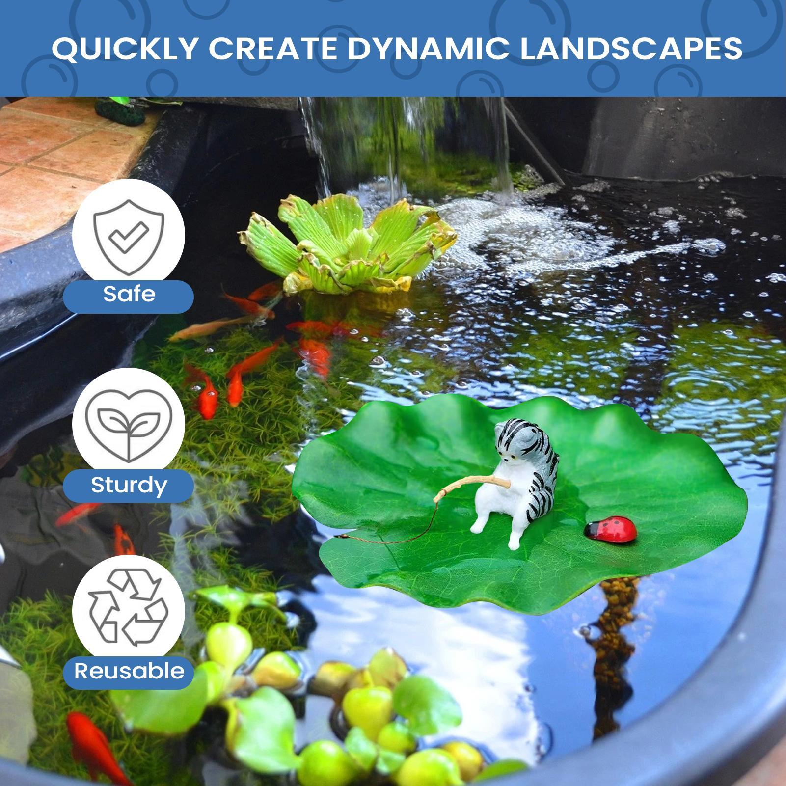 水槽装飾フローティングキャットフィッシング水槽モデル装飾ベタ - Aquarium Fish Names のレビューと価格