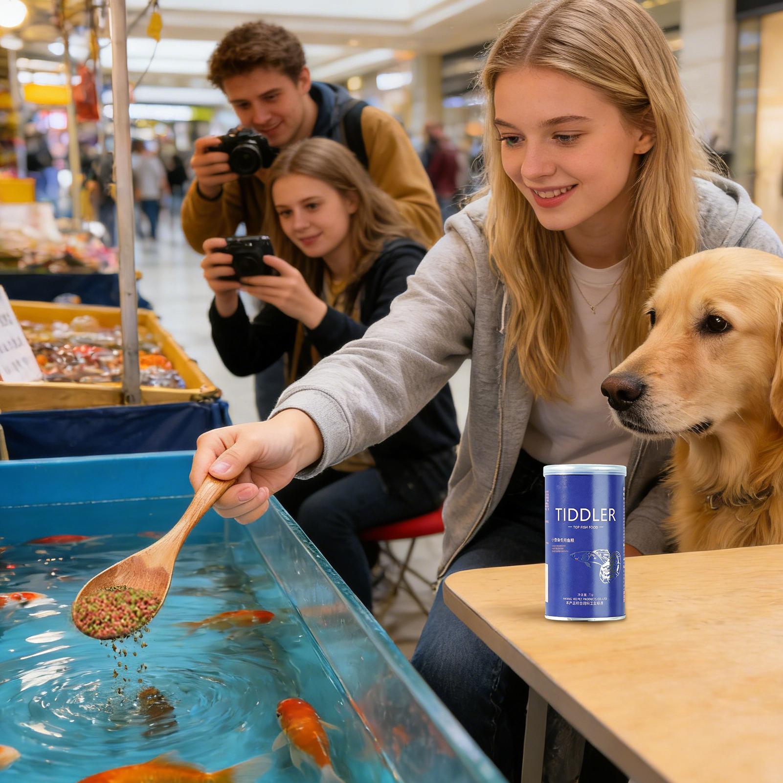 魚の餌ペレット水槽用おやつ小型ベタ魚用餌水槽用家庭用オフィス - Fish Food Flake のレビューと価格