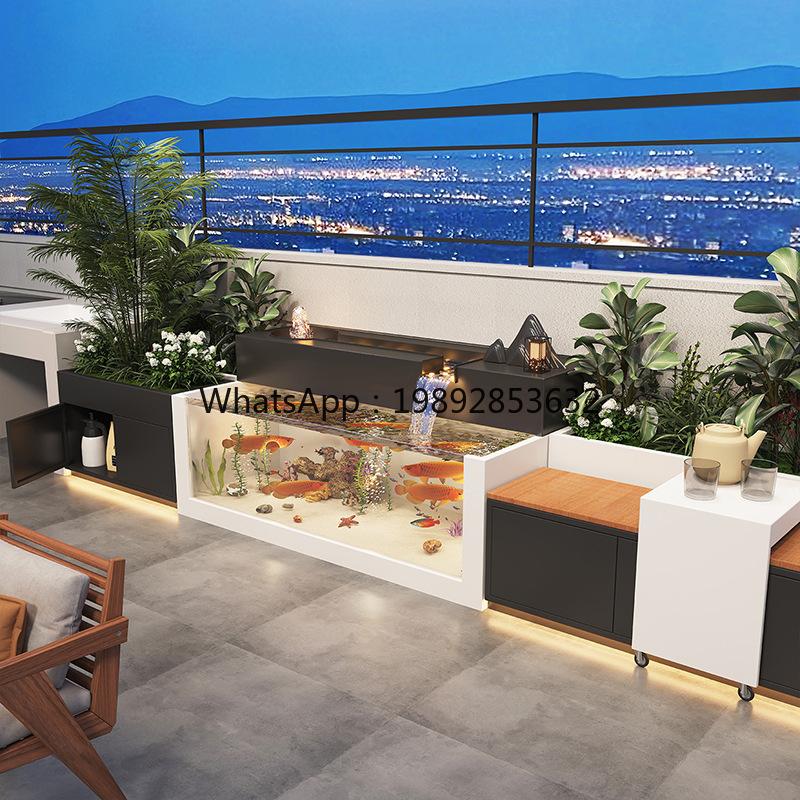 XLステンレス鋼製魚池流水装飾ロックガーデン噴水中庭水槽フラ - Xl Aquarium Fish のレビューと価格
