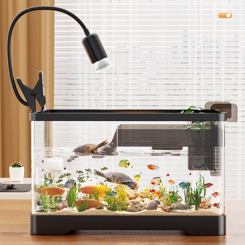 アクリル製水槽 超透明 生態系水槽 透明プラスチック製 卓上 - Aquarium Xxl のレビューと価格